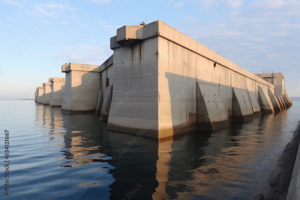 Reservoir breakwater 