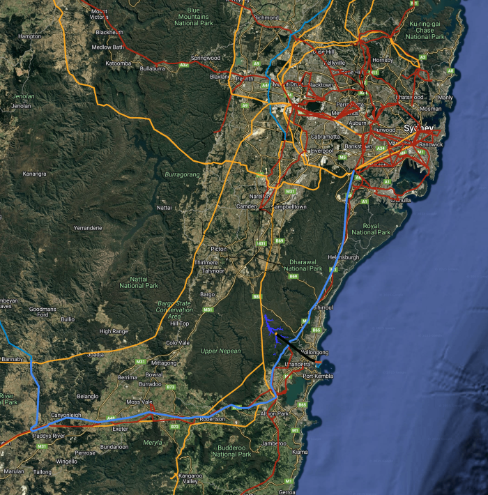 Proposed Illawarra REZ transmission upgrade along existing 330kV corridor